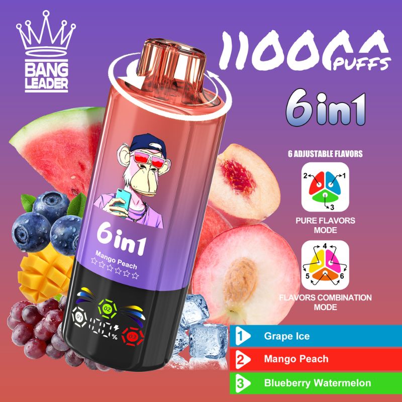 bang leader 110k Grape Ice Mango Peach jpg - Bang King bang leader 110k Grape Ice Mango Peach jpg - Bang King